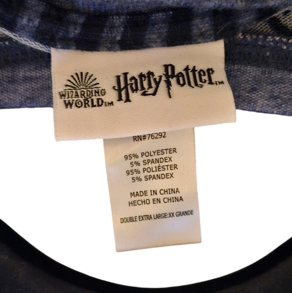 Wizarding World Harry Potter blue long sleeve women's shirt sweater size 2XL - Picture 7 of 7